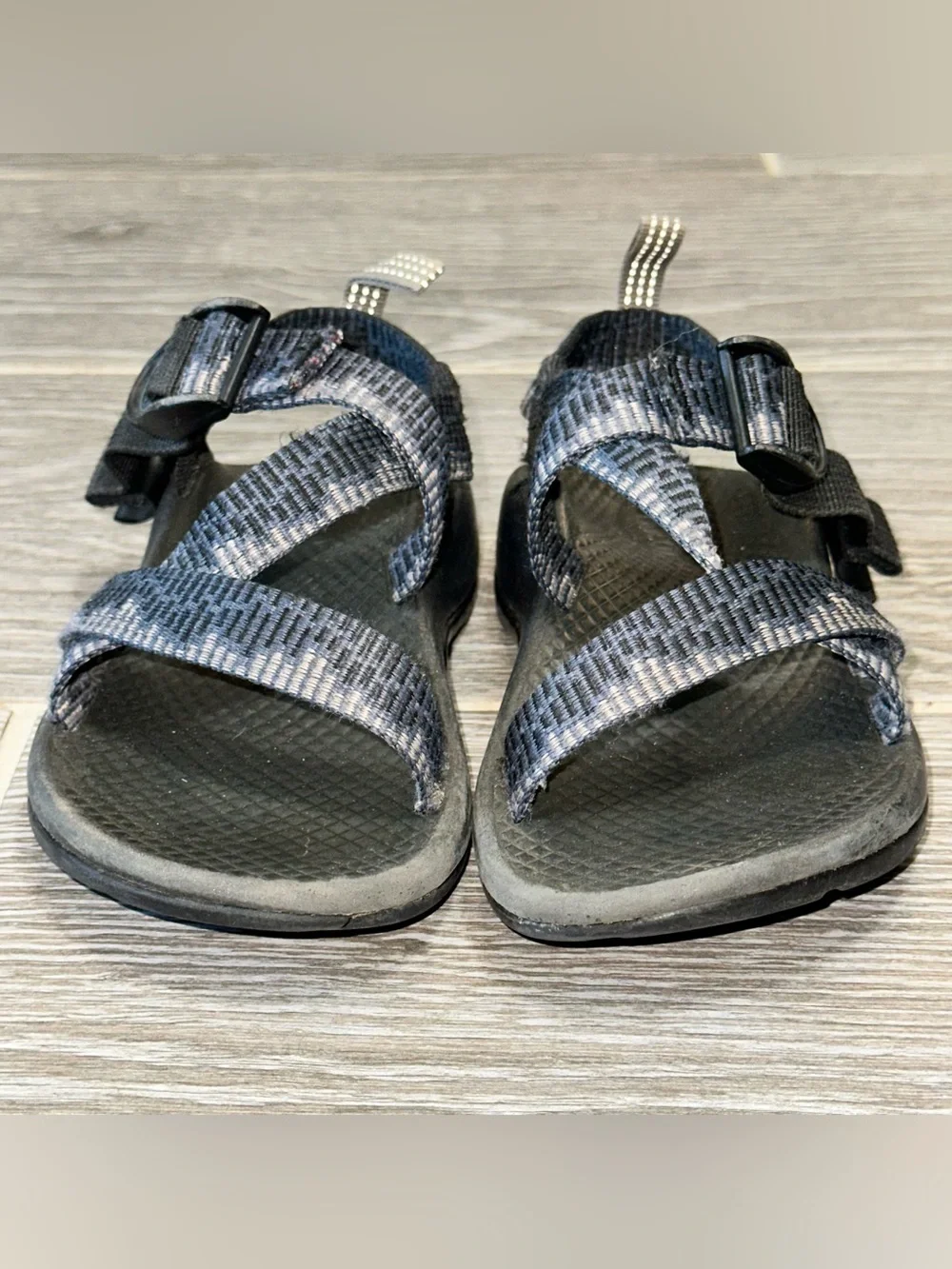 Chaco Kids Z1 EcoTread Athletic Sport Sandal Youth Size 11 Navy Slides Outdoor